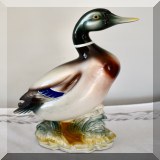 P26. Mallard duck figurine. 10” - $14 
